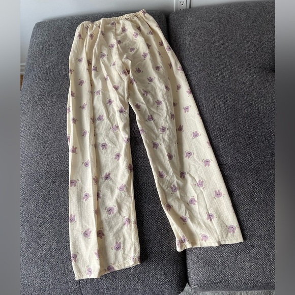 3/22 🧡 Purple rabbits loungewear pants - Picture 2 of 5